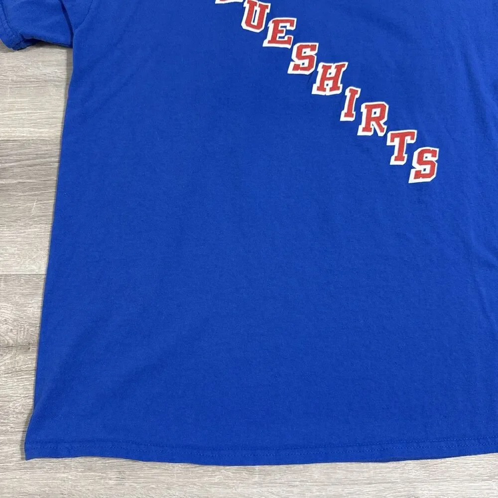 New York Rangers Shirt 2022 Playoffs Men's Blue XL 100% Cotton Tee